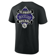 Colorado Rockies Cooperstown Collection Field Play T-Shirt - Black T-shirts