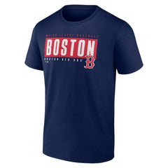 Boston Red Sox Blocked Out T-Shirt - Navy T-shirts