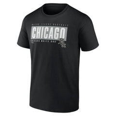 Chicago White Sox Blocked Out T-Shirt - Black T-shirts