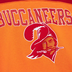 Tampa Bay Buccaneers Off Field Vintage Logo Short Sleeve Pullover Hoodie Orange