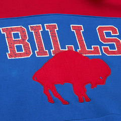 Buffalo Bills Off Field Vintage Logo Short Sleeve Pullover Hoodie Royal
