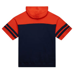 Chicago Bears Off Field Vintage Logo Short Sleeve Pullover Hoodie Navy