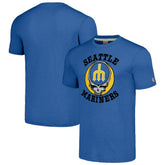 Seattle Mariners Homage Grateful Dead Tri-Blend T-Shirt - Royal T-shirts