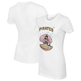 Pittsburgh Pirates Tiny Turnip Women's Mermaid T-Shirt - White T-shirts