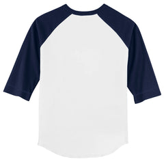 Houston Astros Tiny Turnip Youth Butterfly Glove 3/4-Sleeve Raglan T-Shirt - White/Navy T-shirts