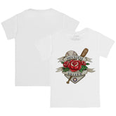 Houston Astros Tiny Turnip Youth American Traditional Rose T-Shirt - White T-shirts