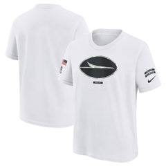 New York Jets Youth 2024 Salute To Service T-Shirt White