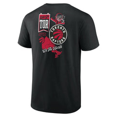 Toronto Raptors Split Zone T-Shirt Black