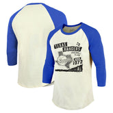 Texas Rangers Majestic Threads Raglan 3/4-Sleeve T-Shirt - Cream/Royal T-shirts