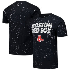 Boston Red Sox Majestic Threads Splatter T-Shirt - Black/White T-shirts
