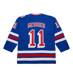 NHL Mark Messier New York Rangers Mitchell & Ness Big & Tall 1993/94 Blue Line 2.0 Jersey - Blue