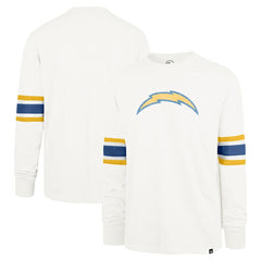 Los Angeles Chargers '47 Gridiron Premier Brex Long Sleeve T-Shirt White