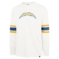 Los Angeles Chargers '47 Gridiron Premier Brex Long Sleeve T-Shirt White