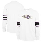 Baltimore Ravens '47 Gridiron Premier Brex Long Sleeve T-Shirt White