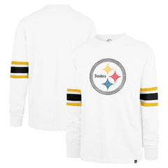 Pittsburgh Steelers '47 Gridiron Premier Brex Long Sleeve T-Shirt White