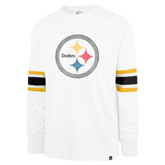 Pittsburgh Steelers '47 Gridiron Premier Brex Long Sleeve T-Shirt White