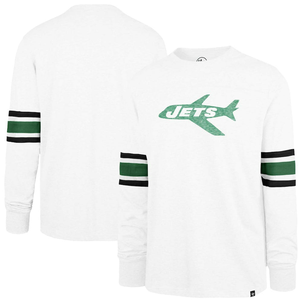 New York Jets '47 Gridiron Throwback Premier Brex Long Sleeve T-Shirt White
