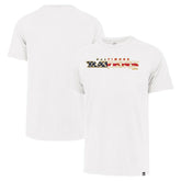 Baltimore Ravens '47 Flag Script Franklin T-Shirt White