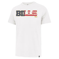 Buffalo Bills '47 Flag Script Franklin T-Shirt White