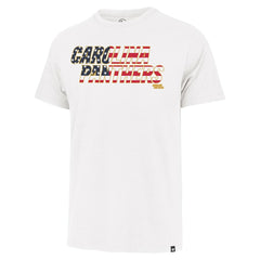 Carolina Panthers '47 Flag Script Franklin T-Shirt White