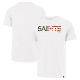 New Orleans Saints '47 Flag Script Franklin T-Shirt White