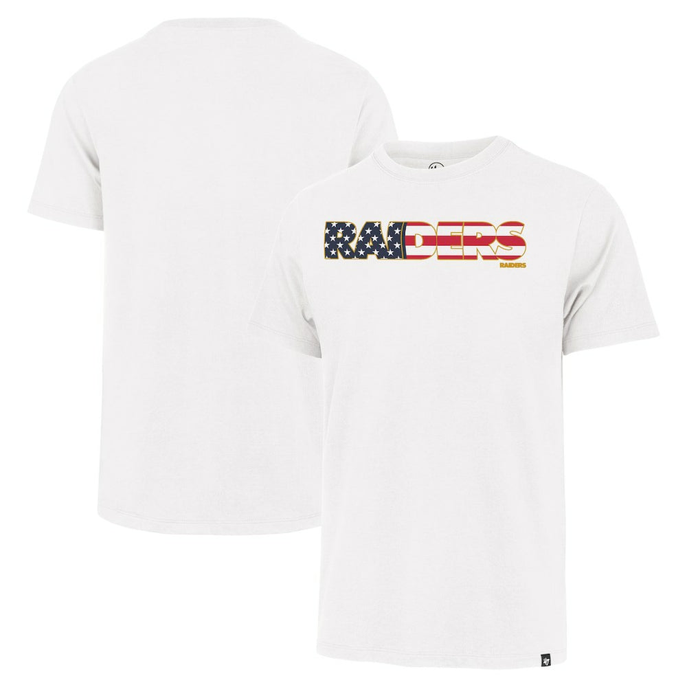 Las Vegas Raiders '47 Flag Script Franklin T-Shirt White