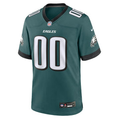 Philadelphia Eagles Custom Game Jersey Midnight Green