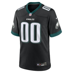 Philadelphia Eagles Alternate Custom Game Jersey Black
