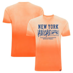 New York Knicks Sportiqe Unisex Bingham Sun-Fade T-Shirt Orange
