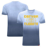 Denver Nuggets Sportiqe Unisex Bingham Sun-Fade T-Shirt Blue