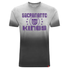 Sacramento Kings Sportiqe Unisex Bingham Sun-Fade T-Shirt Black