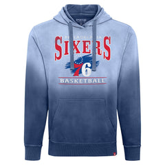 Philadelphia 76ers Sportiqe Unisex Blake Sun-Fade Pullover Hoodie Royal