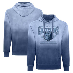 Memphis Grizzlies Sportiqe Unisex Blake Sun-Fade Pullover Hoodie Blue