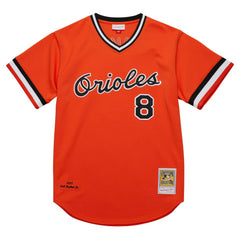 MLB Cal Ripken Jr. Baltimore Orioles Mitchell & Ness 2001 Cooperstown Collection Authentic Throwback Jersey - Orange