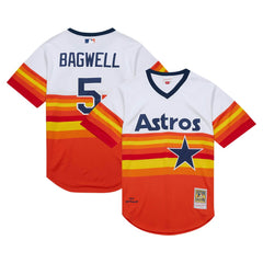 MLB Jeff Bagwell Houston Astros Mitchell & Ness 2004 Cooperstown Collection Authentic Throwback Jersey - White