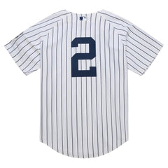 MLB Derek Jeter New York Yankees Mitchell & Ness 2014 Cooperstown Collection Authentic Throwback Jersey - White