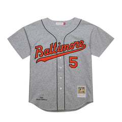 MLB Brooks Robinson Baltimore Orioles Mitchell & Ness Cooperstown Collection 1966 Authentic Jersey - Gray