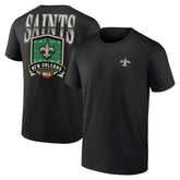 New Orleans Saints Full Range T-Shirt Black