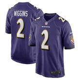 NFL Nate Wiggins Baltimore Ravens Player Game Jersey - Purple