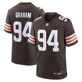 NFL Mason Graham Cleveland Browns 2025 NFL Draft First Round Pick Game Jersey - Brown