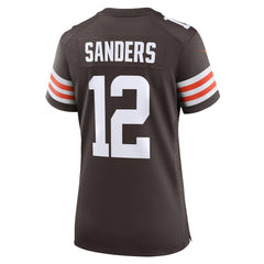 NFL Shedeur Sanders Cleveland Browns Women's 2025 NFL Draft Game Jersey - Brown