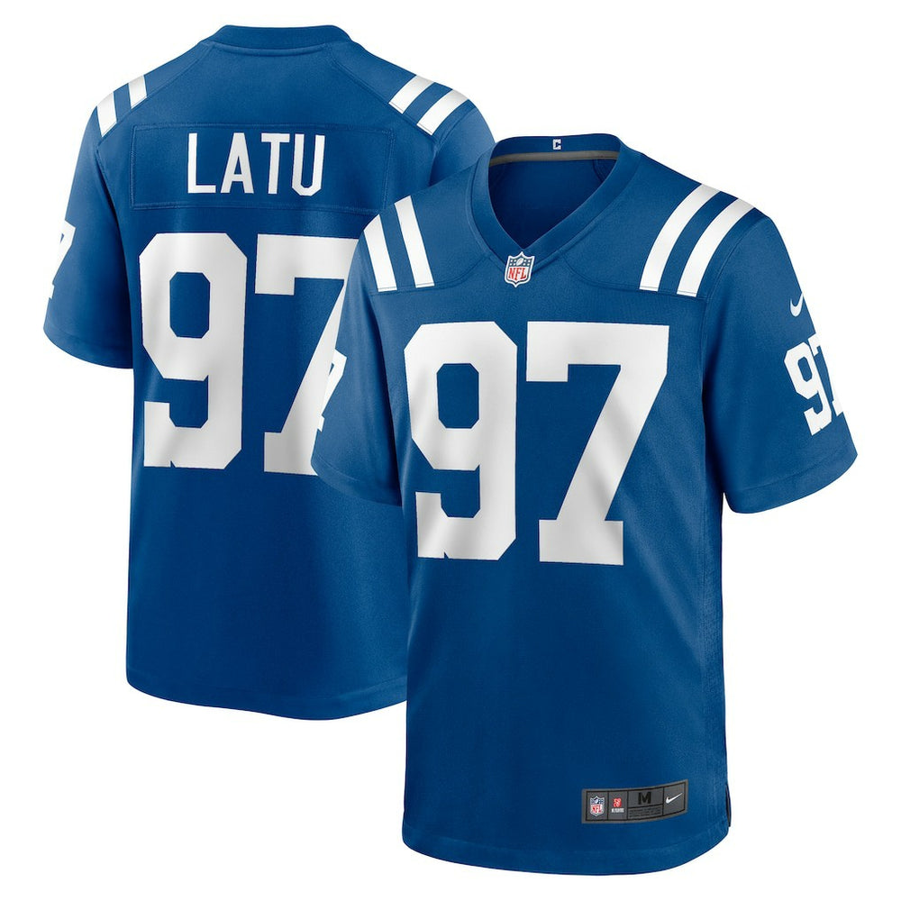 NFL Laiatu Latu Indianapolis Colts Player Game Jersey - Royal