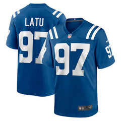 NFL Laiatu Latu Indianapolis Colts Player Game Jersey - Royal
