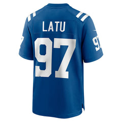 NFL Laiatu Latu Indianapolis Colts Player Game Jersey - Royal