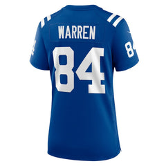 NFL Tyler Warren Indianapolis Colts Women's Game Jersey - Royal