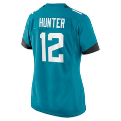 NFL Travis Hunter Jacksonville Jaguars Women's 2025 NFL Draft First Round Pick Team Game Player Jersey - Teal