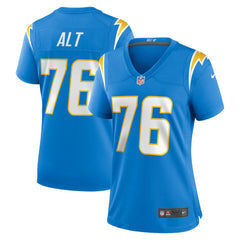NFL Joe Alt Los Angeles Chargers Women's 2024 NFL Draft First Round Pick Player Game Jersey - Powder Blue