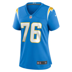 NFL Joe Alt Los Angeles Chargers Women's 2024 NFL Draft First Round Pick Player Game Jersey - Powder Blue