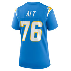 NFL Joe Alt Los Angeles Chargers Women's 2024 NFL Draft First Round Pick Player Game Jersey - Powder Blue