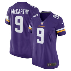 NFL J.J. McCarthy Minnesota Vikings Women's Player Game Jersey - Purple